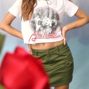 Lulus Trendsetting Aura Olive Green Cargo Mini Skirt - Size XS